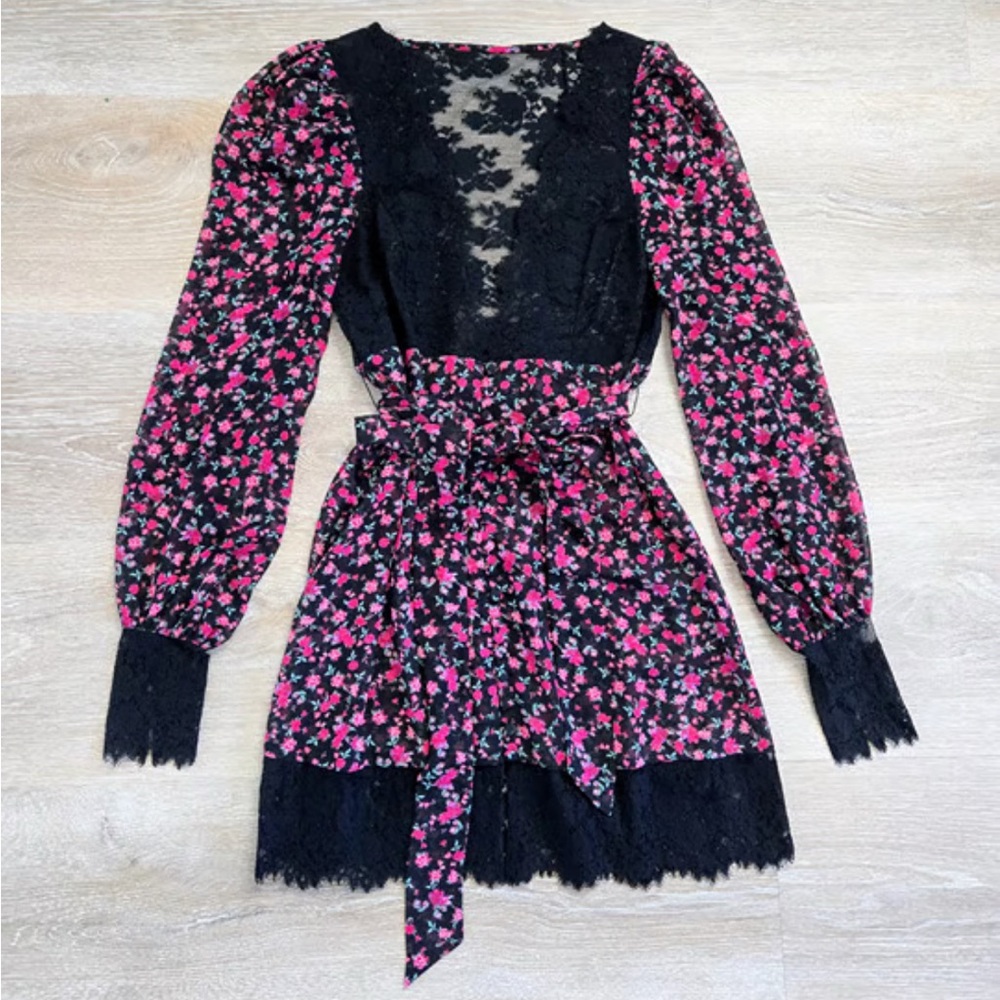 For Love and Lemons Floral Lace Dress New with Tags size small